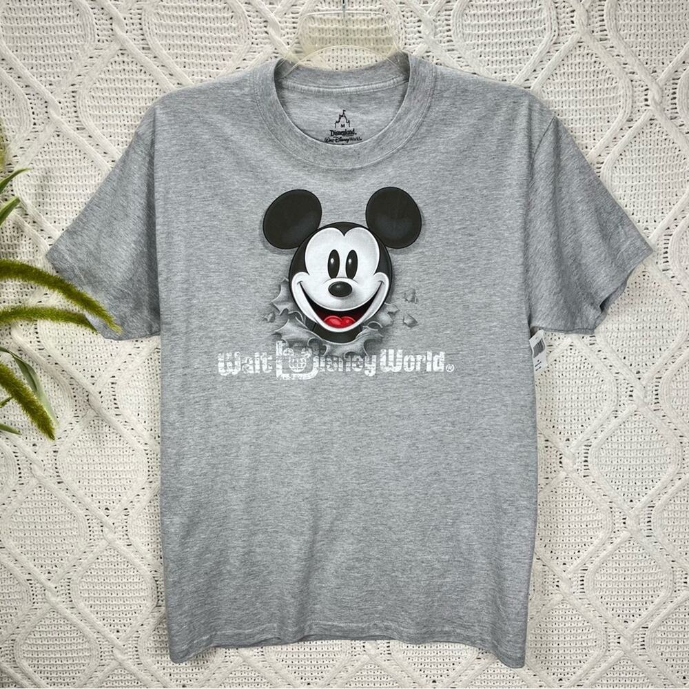 NWT HANES | Mickey Mouse Disneyland Resort T-Shirt Gray M